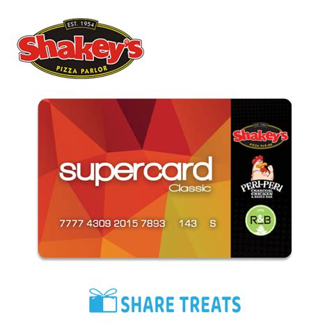 Shakey's Super Card (SMS eVoucher) .